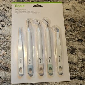📣Cricut Weeding Tool Set - White and Gray